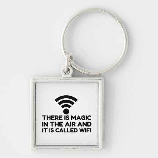 MAGIC IN DE LUCHT IS WIFI SLEUTELHANGER (Voorkant)