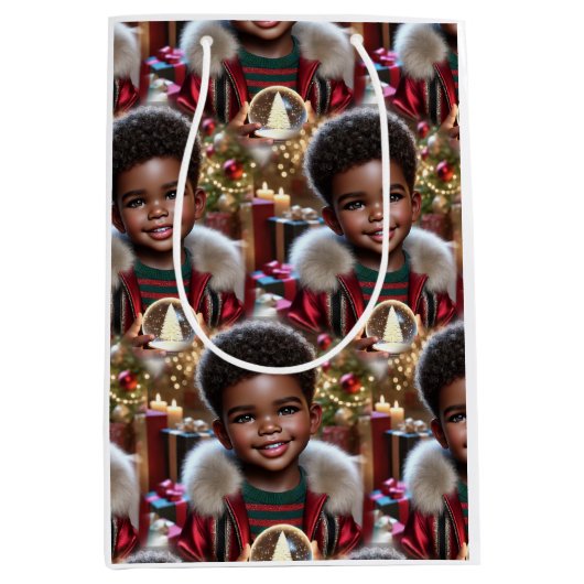 Magic in His Hands: A Christmas Spark Medium Cadeauzakje (Voorkant)