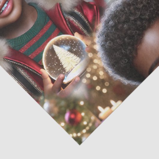 Magic in His Hands: A Christmas Spark Tissuepapier (Detail)