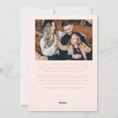 Magic In The Air Multi Photo Peach Feestdagenkaart (Achterkant)