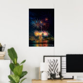 Magic in the Night — Erie’s Sky Ablaze  Poster (Thuiskantoor)