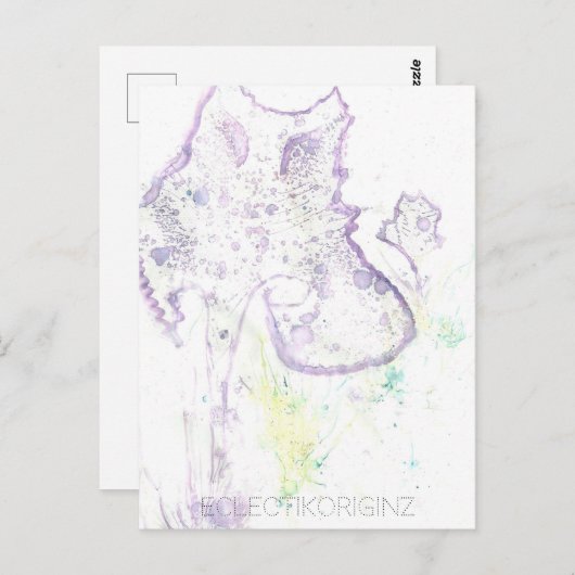 Magic Ink Briefkaart (Voorkant / Achterkant)