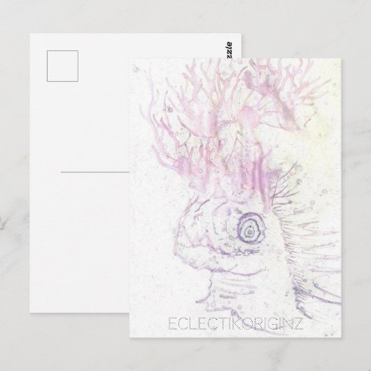 Magic Ink Briefkaart (Voorkant / Achterkant)