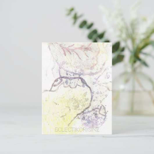 Magic Ink Briefkaart (Staand voorkant)