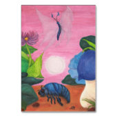 Magic Insect Butterfly Transformation Illustration Kaart (Achterkant)