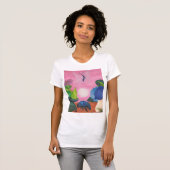 Magic Insect Butterfly Transformation Illustration T-shirt (Voorkant volledig)