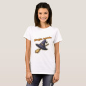 Magic Inside Witch Pet Halloween T-shirt (Voorkant volledig)
