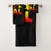 Magic is echt een halloween pomkin witch bad handdoek (Insitu)