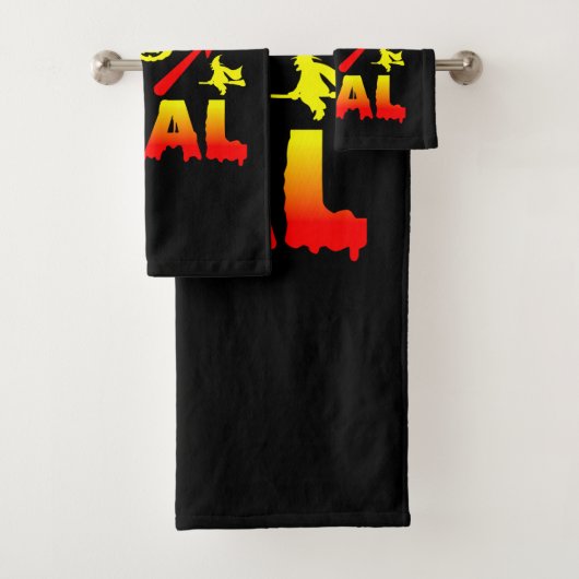 Magic is echt een halloween pomkin witch bad handdoek (Insitu)