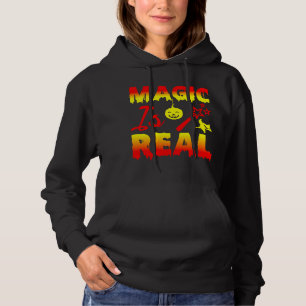 Magic is echt een halloween pomkin witch hoodie