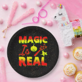 Magic is echt een halloween pomkin witch papieren bordje (Feest)
