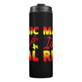 Magic is echt een halloween pomkin witch thermosbeker (Voorkant)