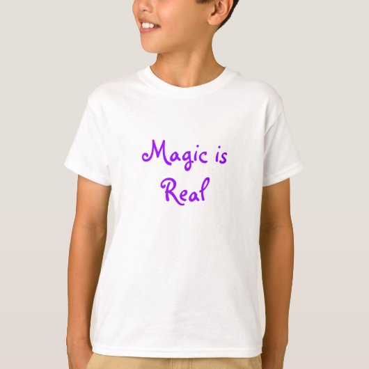 Magic is een echt kinder T-shirt (Voorkant)