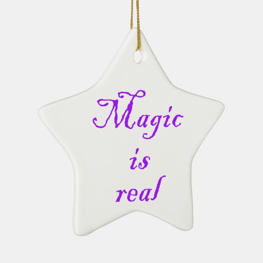 Magic is een echte versiering keramisch ornament (Rechts)