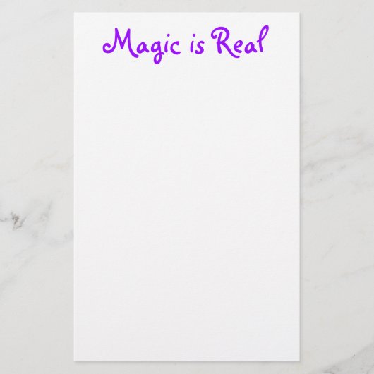 Magic is Real-stationery Briefpapier (Voorkant)