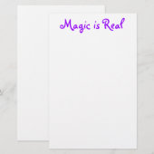 Magic is Real-stationery Briefpapier (Voorkant / Achterkant)