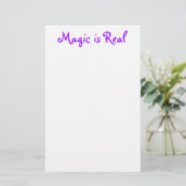 Magic is Real-stationery Briefpapier (Staand voorkant)