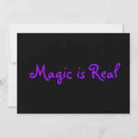 Magic is Real-uitnodigingen
