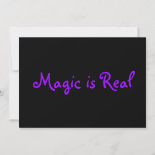Magic is Real-uitnodigingen Kaart
