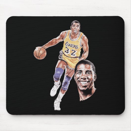 Magic Johnson Art Graphic Muismat (Voorkant)