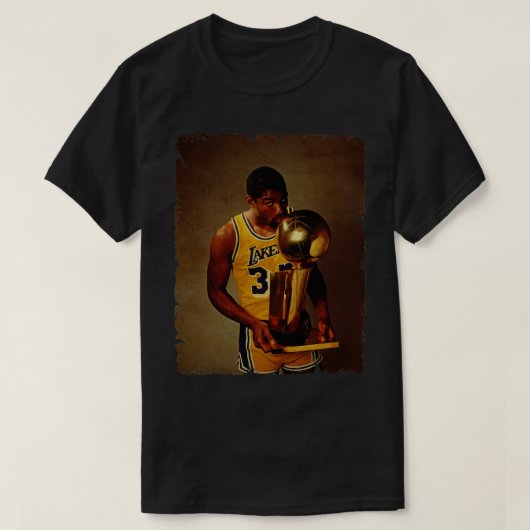 Magic Johnson ontwerp van basketbal T-shirt (Design voorkant)