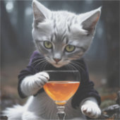 Magic Kat Sticker (Voorkant)