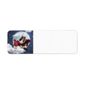 Magic kerst Sheltie Etiket (Voorkant)