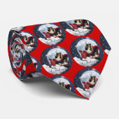 Magic kerst Sheltie Stropdas (Opgerold)