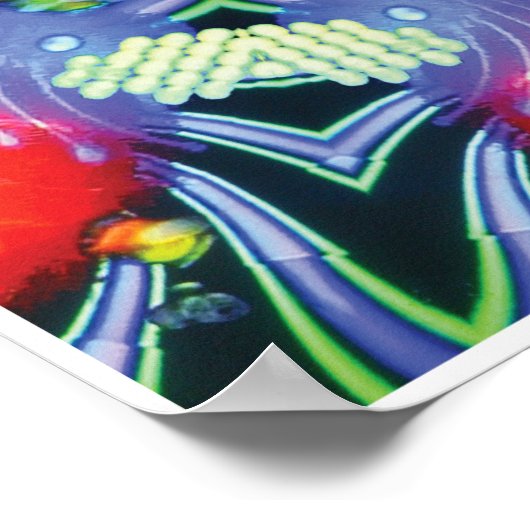 Magic Kinetic Collage Kaleidoscope Poster (Hoek)