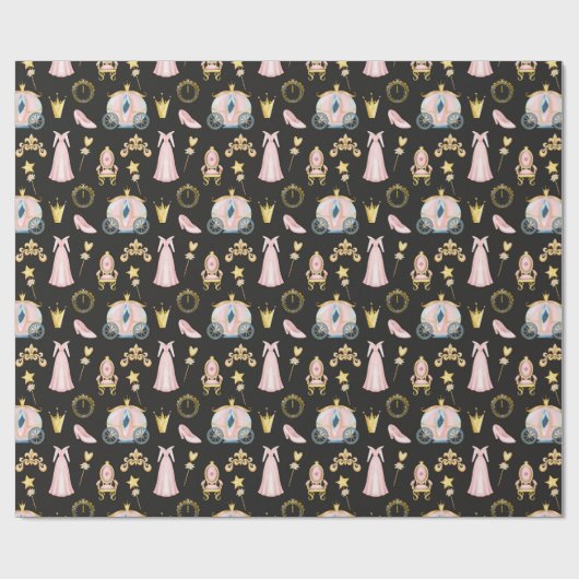 Magic Kingdom-patroon Cadeaupapier (Vlak)