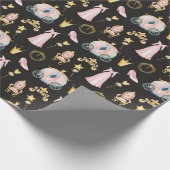 Magic Kingdom-patroon Cadeaupapier (Hoek)