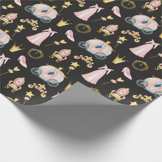 Magic Kingdom-patroon Cadeaupapier (Hoek)