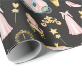 Magic Kingdom-patroon Cadeaupapier (Rol Hoek)