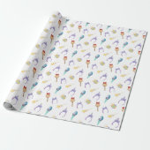 Magic Kingdom-patroon Cadeaupapier (Uitgerold)