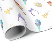 Magic Kingdom-patroon Cadeaupapier (Rol Hoek)