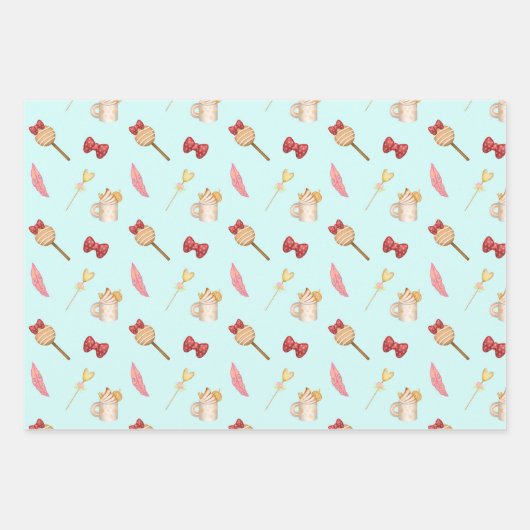 Magic Kingdom-patroon Inpakpapier Vel (Voorkant 3)