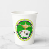Magic Lamp Poker Chip Papieren Bekers (Links)