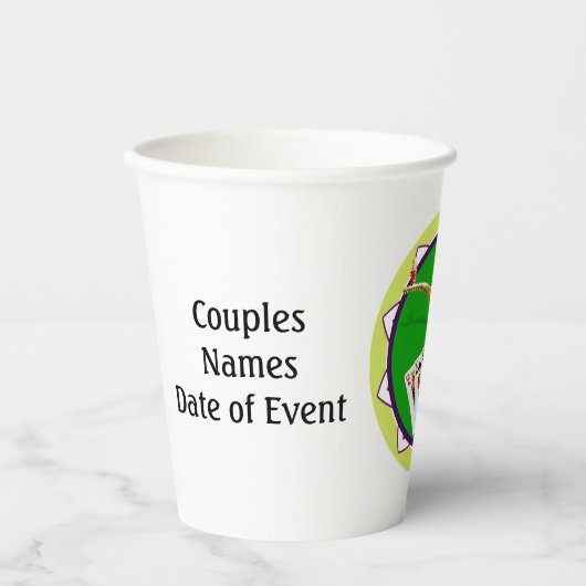 Magic Lamp Poker Chip Papieren Bekers (Voorkant)