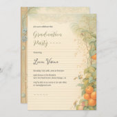 Magic Land Papier Prinses Foto Afstuderen Kaart (Voorkant / Achterkant)