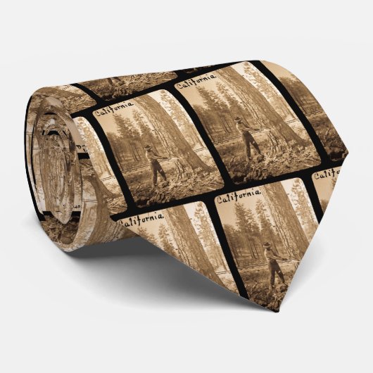 Magic Lantern Logging in the Butte Valley, CA Stropdas (Opgerold)