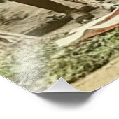 Magic Lantern Slide Civil War Drummer Boy Foto Afdruk (Hoek)