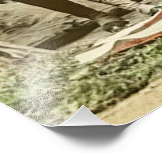 Magic Lantern Slide Civil War Drummer Boy Foto Afdruk (Hoek)