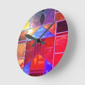 Magic light from the windows ronde klok (Hoek)