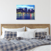 Magic Lights Canvas Print (Insitu (Slaapkamer))