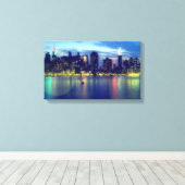 Magic Lights Canvas Print (Insitu (Houten vloer))
