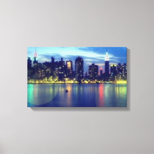 Magic Lights Canvas Print (Voorkant)
