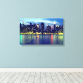 Magic Lights Canvas Print (Insitu (Houten vloer))