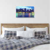 Magic Lights Canvas Print (Insitu (Slaapkamer))