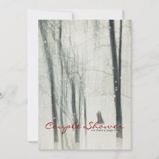 Magic Love Couple Shower Kaart (Voorkant)