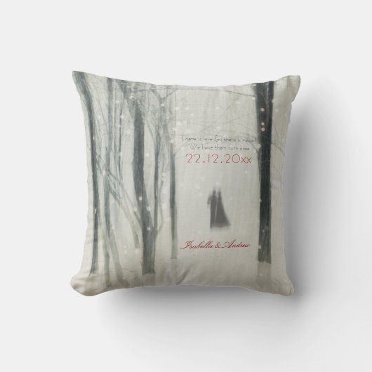 Magic Love - Wedding Jubileum Pillow Kussen (Voorkant)